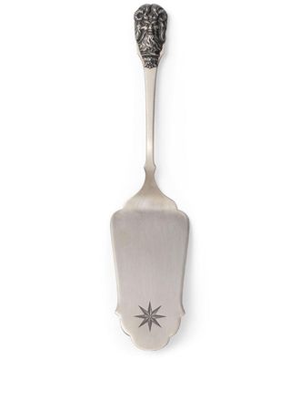 Gucci engraved-motif single cake server - Silver