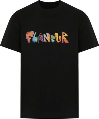Flaneur Hombre, Camisetas, Negro, Talla: XL
