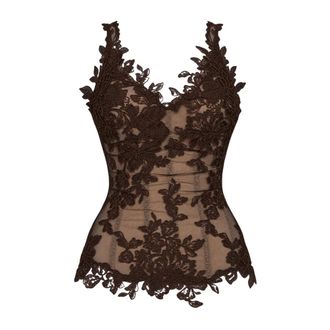 Giuseppe Di Morabito Top bustier senza spalline - - Tops - Donna - Marrone - M