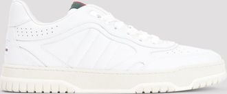 Gucci White Lace Up Sneakers