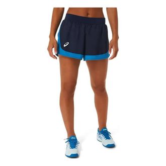 Asics (WMNS) ASICS Match Shorts Midnight Hazard Green 2042A253-403