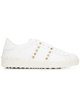 Valentino Garavani Sneakers Rockstud Untitled in pelle - Bianco