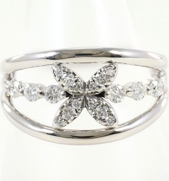 C&A White Gold White Gold (18K) Band Ring (Pre-Owned)