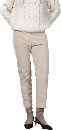 Mason's New York Carrot Chino Broek - Dames - Chinos - Beige - S - Katoen - Broeken