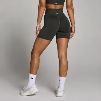 MyProtein Short sin costuras con fruncido Tempo para mujer de MP - Gris noche - XS