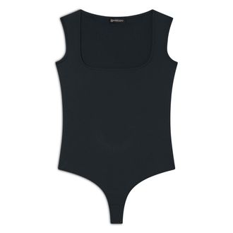 Freddy Body FREDDY Body S25WTWY17, Damen, Gr. L, EURO, blau (schwarz sapphire), Obermaterial: 73% Polyamid PA. 27% Elasthan EL., Bodys Body