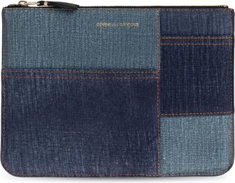 Comme Des Gar&ccedil;ons Sa 5100Dp Lederen Etui - unisex - Portefeuilles - Blauw - ONE Size - Leer - Accessoires