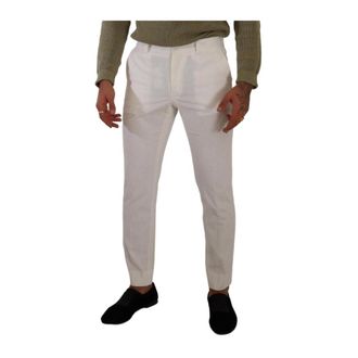 Dolce & Gabbana Heren, Broeken, Wit, Maat: M Corduroy