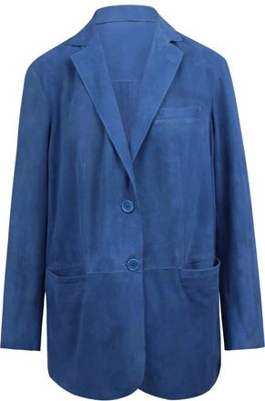 Salvatore Santoro Su&egrave;de Blazer - Dames - Blazers - Blauw - S - Su&egrave;de - Jassen