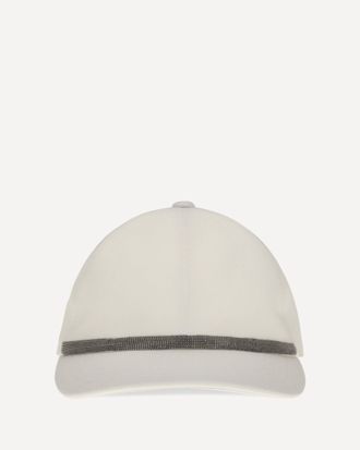 Brunello Cucinelli Baseball Cap with Monili embellishment Female S