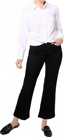 NYDJ Julia Relaxed High Rise Flare Jeans In Black