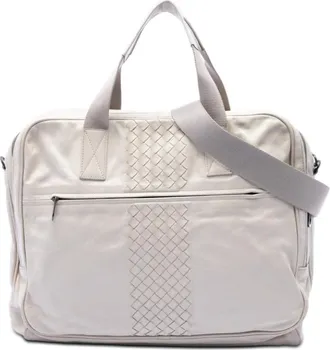 Bottega Veneta Pre-owned Bottega Veneta Intrecciato Trimmed Nappa Business Bag Unisex EEPI3LIXT14GAJRO