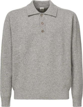 Eleventy Rondgebreide Kleding - Heren - Ronde hals truien - Grijs - L - Kasjmier - Truien & Vesten