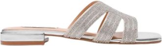 Steve Madden Sequel Slider - Dames - Sandalen - Grijs - 38 1/2 EU - Schoenen