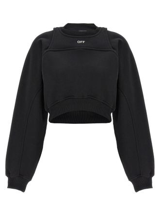 Off-white Off-White Womens Cropped Sweatshirt