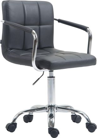 Clp Clp - Silla De Oficina Lucy V2 En Cuero Pu Gris