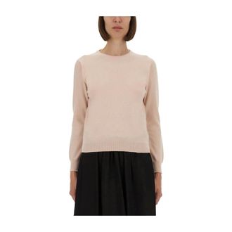 Maison Margiela Round-neck Knitwear - female - Maison Margiela - Round-neck Knitwear - Pink - L - Knitwear