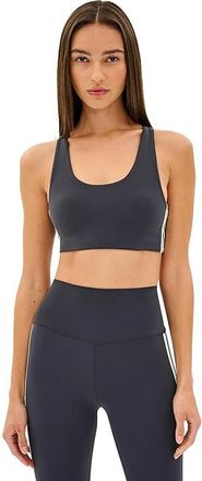 SPLITS59 Ella Airweight Light Support Bra Womens Lingerie Graphite/White : XS, Spandex/Nylon