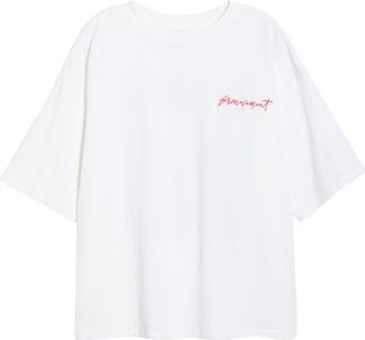 Free People FP Movement Logo Tackle T-Shirt in Urban Buti White at Nordstrom, Size X-Large