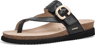 Mephisto Izaora Womens Sandals Black : EU 40 (US Womens 10) B - Medium, Leather