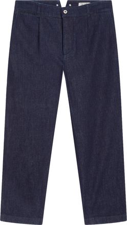 Pence Blue Liam Straight Leg Tailored Pants