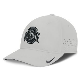 Nike Ohio State Sideline Practice Nike Mens Dri-FIT College Hat in Grey | NC530BBOH-3XB