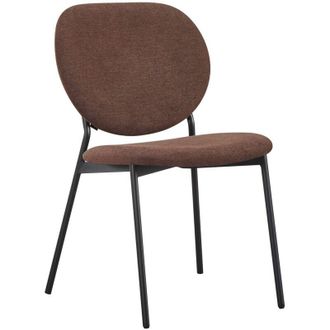 Selsey Selsey Broctalm - Silla Tapizada Con Chenilla Hidrof&oacute;bica, Marr&oacute;n Oscuro