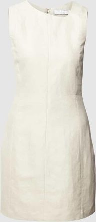 Tiger Of Sweden Minikleid aus Leinen-Baumwoll-Mix Modell KLASY in Sand, Größe 40