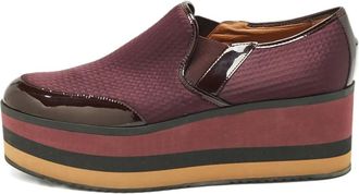 Fendi Sneakers con suola rialzata senza lacci - Viola