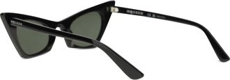 Alexander McQueen Womens Sunglasses Cat-Eye Black-Smoke Plastic Black/smoke