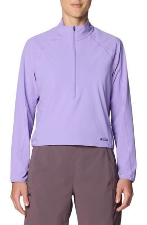 Mountain Hardwear Sunshield Half-Zip UPF 50+ Jacket in Harbor Violet at Nordstrom, Size Medium
