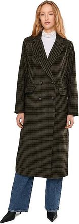 Levi's Double Breasted Blazer Jacket Womens Clothing Houndstooth : SM, Nylon/Polyester/Wool