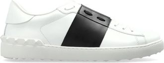 Valentino Garavani Open Leren Sneakers - Heren - Sneakers - Wit - 39 EU - Schoenen