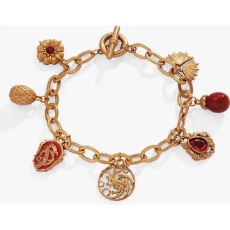 Alex and Ani HOUSE OF THE DRAGON Toggle Multi-Charm Bracelet in Gold at Nordstrom
