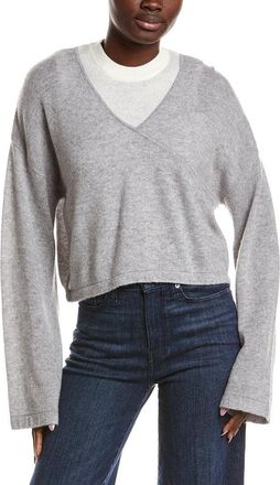 Naadam Coastal Wool & Cashmere-Blend Layered Sweater
