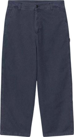 Carhartt Work in Progress Parrish Pant - Heren - Straight fit broeken - Blauw - M - Katoen - Broeken