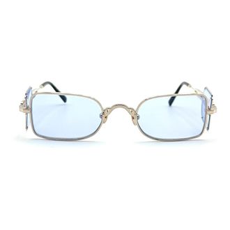 Matsuda Gotisch-ge&iuml;nspireerde Pale Gold Zonnebril - Heren - Zonnebrillen - Geel - ONE Size - Accessoires