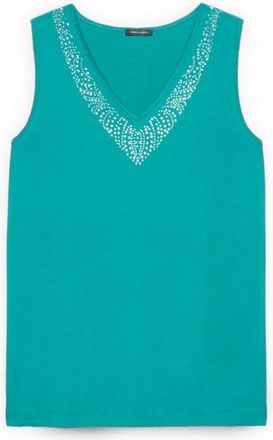 Fiorella Rubino Donna, Top, Verde, XS, new