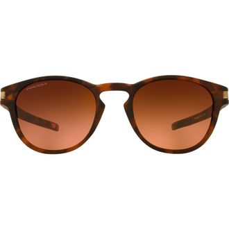 Oakley Latch 53mm Prizm Oval Sunglasses in Brown Tort at Nordstrom