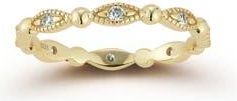 Glaze Jewelry Moissanite Stackable Band Ring in Gold at Nordstrom Rack, Size 8