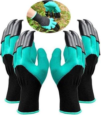 No Brand Guantes De Jardiner&iacute;a Con Garras - Resistentes A Las Espinas - C&oacute;modos