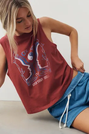 Spiritual Gangster Open Your Mind 100% Cotton Tank Top