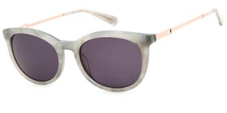Anne Klein AK7097 020 Womens Sunglasses Grey Size 54