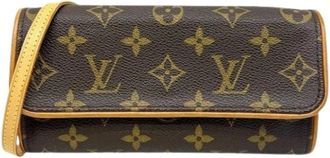 Louis Vuitton Pre-owned Cross Body Bags, female, Brown, Size: ONE SIZE Pre-owned Pochette Shoulder Bag