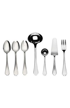 Mepra Dolce Vita 7-Piece Serving Set in Stainless Steel at Nordstrom