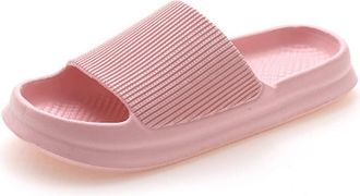 Generic Womens Slippers Thick Platform Bathroom Home Slippers Women Men Fashion Soft Sole Indoor House Pool Slides Summer Sandals Non Slip Flip Flops