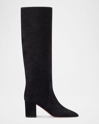 PARIS TEXAS Anja Suede Knee-High Boots