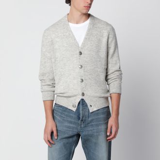 Brunello Cucinelli Cardigan Nebbia in misto alpaca