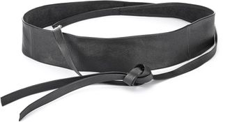 Lascana Tailleng&uuml;rtel LASCANA Bindeg&uuml;rtel, Damen, Gr. L, schwarz, Leder, unifarben, festlich, G&uuml;rtel Tailleng&uuml;rtel, Lederg&uuml;rtel, Shape-Effekt, G&uuml;rtel f&uuml;r Klei