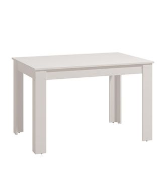 Home Heavenly Mesa de comedor extensible en color blanco 76 x 120-160 x 80 cm